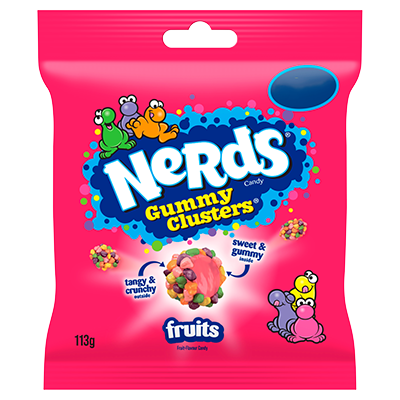 Nerds Gummy Clusters Fruits 113g